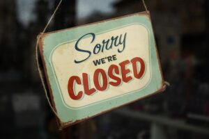 sorry we are closed