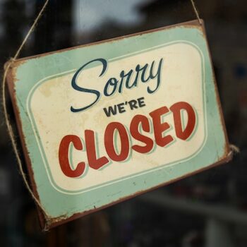 sorry we are closed